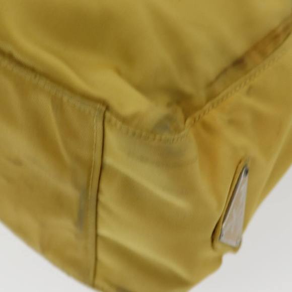 PRADA Tote Bag Nylon Yellow Silver Auth 84670 - Picture 15 of 16